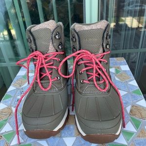 L L Bean winter and hiking boots.